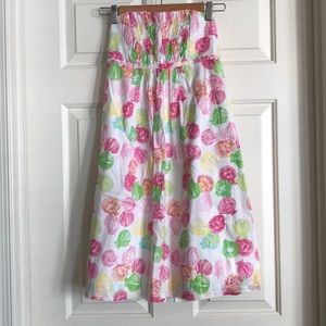 Worn once Lilly Pulitzer Strapless Dress